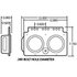 94811 by TRUCK-LITE - Stop/Turn/Tail Plug, 14 Gauge GPT Wire, 2 Position .180 Bullet, Blunt Cut, 50 In.