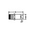 5100-S2-20B by WEATHERHEAD - Hansen and Gromelle Coupling - Coupling MHalf Brass 1 1/4I