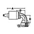 10Z672 by WEATHERHEAD - Eaton Weatherhead Z Series Crimp Hose Fittings JIC 37 Female Swivel 90 Elbow