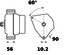 MG343 by LETRIKA - Alternator 12V, 70A, Letrika/MAHLE AAK, New