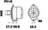 MG483 by LETRIKA - Alternator 12V, 100A, Letrika/MAHLE AAK, New