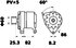 MG102 by LETRIKA - Alternator 12V, 55A, Letrika/MAHLE AAK, New