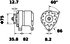 MG402 by LETRIKA - Alternator 12V, 65A, Letrika/MAHLE AAK, New