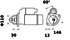 MS388 by LETRIKA - Starter 12V, 9T, CW, DD, Letrika/MAHLE AZJ, 2.7kW, New