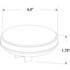 4060CP by TRUCK-LITE - Signal-Stat, LED, Clear Round, 24 Diode, Back - Up Light, PL-2, 12V - Polybag