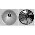 610551 by RETRAC MIRROR - 8in. Round Convex Mirror Head, Offset Mount Stainless Steel (980) - Mirror Only