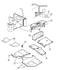 5JR58XDVAF by CHRYSLER - CARPET. Right. Wheelhouse. Diagram 6