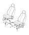 68004620AB by CHRYSLER - WIRING. Left, Right. Heated Seat. Export. Diagram 3
