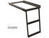 5232000 by BUYERS PRODUCTS - Retractable Truck Step - 2-Rung, Black Powder-Coated