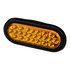 sl65ao by BUYERS PRODUCTS - 6 Inch Amber Oval Recessed Strobe Light With 24 LED