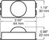 M153C-MV-P by PETERSON LIGHTING - 153C Series Piranha&reg; LED Utility and License Light - White with Plug