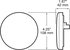 M826R by PETERSON LIGHTING - 824/826 Single Diode LED 4" Round Stop, Turn and Tail Light - Red, Grommet Mount