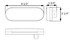 STL12RMB by OPTRONICS - Red recess mount stop/turn/tail light