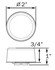 MCL155AB by OPTRONICS - Yellow 2" grommet mount marker/clearance light