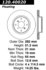 120.40020 by CENTRIC - Premium Brake Rotor