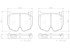 P50062N by BREMBO - Disc Brake Pad for MERCEDES BENZ