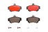 P86017N by BREMBO - Disc Brake Pad for VOLVO