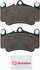 P65011N by BREMBO - Disc Brake Pad for PORSCHE