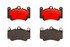 P65011N by BREMBO - Disc Brake Pad for PORSCHE