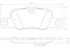 P65020N by BREMBO - Disc Brake Pad for PORSCHE