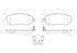 P78021N by BREMBO - Disc Brake Pad for SUBARU