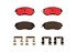 P78021N by BREMBO - Disc Brake Pad for SUBARU