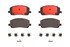 P83078N by BREMBO - Disc Brake Pad for TOYOTA