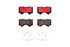 P83107N by BREMBO - Disc Brake Pad for TOYOTA