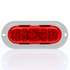 60062R by TRUCK-LITE - 60 Series, LED, High Mounted Stop Light, 26 Diode, Oval Red Polycarbonate, Gray Flange Mount, Fit 'N Forget S.S., Straight PL-2, 12V, Kit