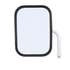 97662 by TRUCK-LITE - 5" Elbow, 7.5 x 10.5 In., Silver Stainless Steel, Flat Mirror, Universal
