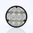 80220 by TRUCK-LITE - 4 in. Round LED Work Light, Black, 8 Diode, 500 Lumen, Stripped End, 12 - 36V