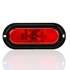 66256R by TRUCK-LITE - Super 66, LED, Red, Oval, 1 Diode, Stop/Turn/Tail, Black Flange Mount, Fit 'N Forget S.S., 12V