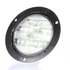 44992C by TRUCK-LITE - Super 44, LED, Clear Round, 6 Diode, Back - Up Light, Black Flange Mount, Diamond Shell, Fit 'N Forget S.S., 12V