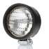 80360 by TRUCK-LITE - Par 36, Rubber 5" Round Incandescent Work Light, Black, 1 Bulb, Stripped End, 12V