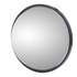 97831 by TRUCK-LITE - Full Bubble/ Wide Angle, 8.5 In., Black Painted Steel Convex Mirror, Round, Universal Mount