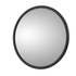 97609 by TRUCK-LITE - 12 In., Black Steel Convex Mirror, Round, Universal Mount