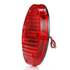 90327R by TRUCK-LITE - Stop/Turn/Tail Light - Bus, Incandescent, Red, Round, 1 Bulb, Hardwired, Stripped End, 12V