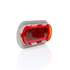 60252R3 by TRUCK-LITE - 60 Series, LED, Red, Oval, 26 Diode, Stop/Turn/Tail, Gray Flange Mount, Fit 'N Forget S.S., 12V, Bulk