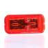 15250R3 by TRUCK-LITE - 15 Series, LED, Red Rectangular, 1 Diode, Marker Clearance Light, P3, PL-10, 12V, Bulk