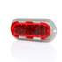 60252R3 by TRUCK-LITE - 60 Series, LED, Red, Oval, 26 Diode, Stop/Turn/Tail, Gray Flange Mount, Fit 'N Forget S.S., 12V, Bulk