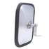 97602 by TRUCK-LITE - 6 x 8 In., Silver Stainless Steel Convex Mirror, Rectangular, Universal Mount