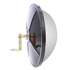 97831 by TRUCK-LITE - Full Bubble/ Wide Angle, 8.5 In., Black Painted Steel Convex Mirror, Round, Universal Mount