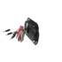 60550R by TRUCK-LITE - 60 Series LED, Red/Clear, Oval, 8 Diode, Stop/Turn/Tail & Back - Up, Black Flush Mount, Hardwired, .180 Bullet, 12V