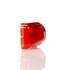 15200R3 by TRUCK-LITE - 15 Series, Incandescent, Red Rectangular, 1 Bulb, Marker Clearance Light, PC2, PL-10, 12V, Bulk