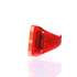 15250R3 by TRUCK-LITE - 15 Series, LED, Red Rectangular, 1 Diode, Marker Clearance Light, P3, PL-10, 12V, Bulk