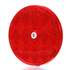 TL98006R by TRUCK-LITE - 3" Round, Red, Reflector, 1 Screw with Nail/Rivet