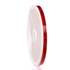 TL98006R by TRUCK-LITE - 3" Round, Red, Reflector, 1 Screw with Nail/Rivet