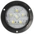 44992C by TRUCK-LITE - Super 44, LED, Clear Round, 6 Diode, Back - Up Light, Black Flange Mount, Diamond Shell, Fit 'N Forget S.S., 12V