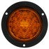 44888Y by TRUCK-LITE - Super 44, LED, Yellow Round, 42 Diode, Rear Turn Signal, Black Flange Mount, Fit 'N Forget S.S., 12V