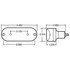 60302Y by TRUCK-LITE - 60 Series, Incandescent, Yellow Oval, 1 Bulb, Front/Park/Turn, Black PVC, Grommet Mount, 12V, Hardwired, Stripped End/Ring Terminal, Kit